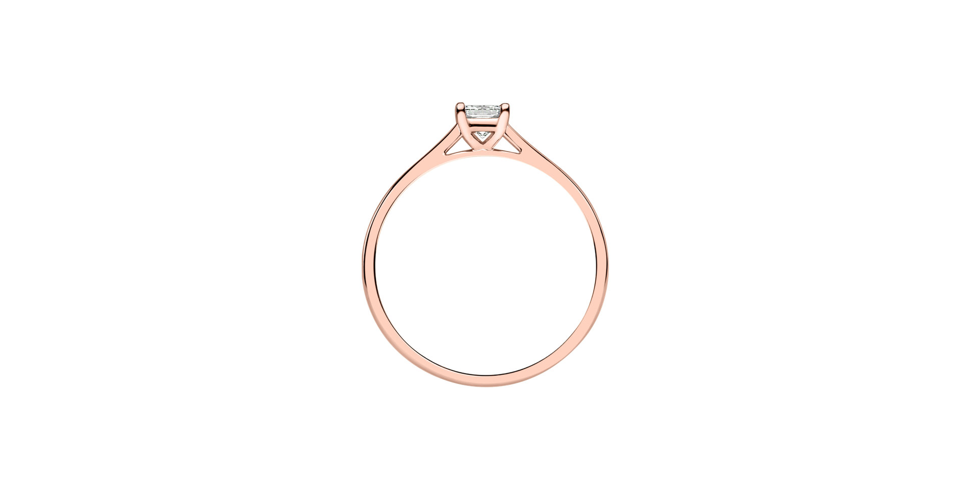 Prsteň s diamantom Brilliant Spark