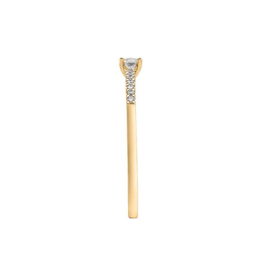 Prsteň s diamantmi Gem Simplicity