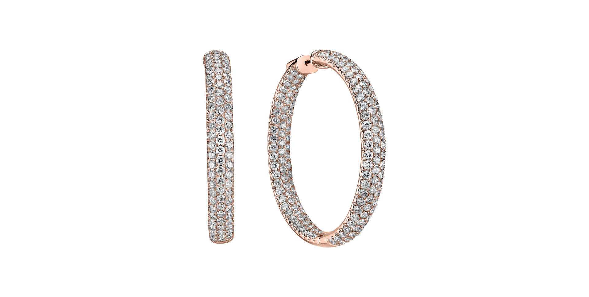 Náušnice s diamantmi Eclipse