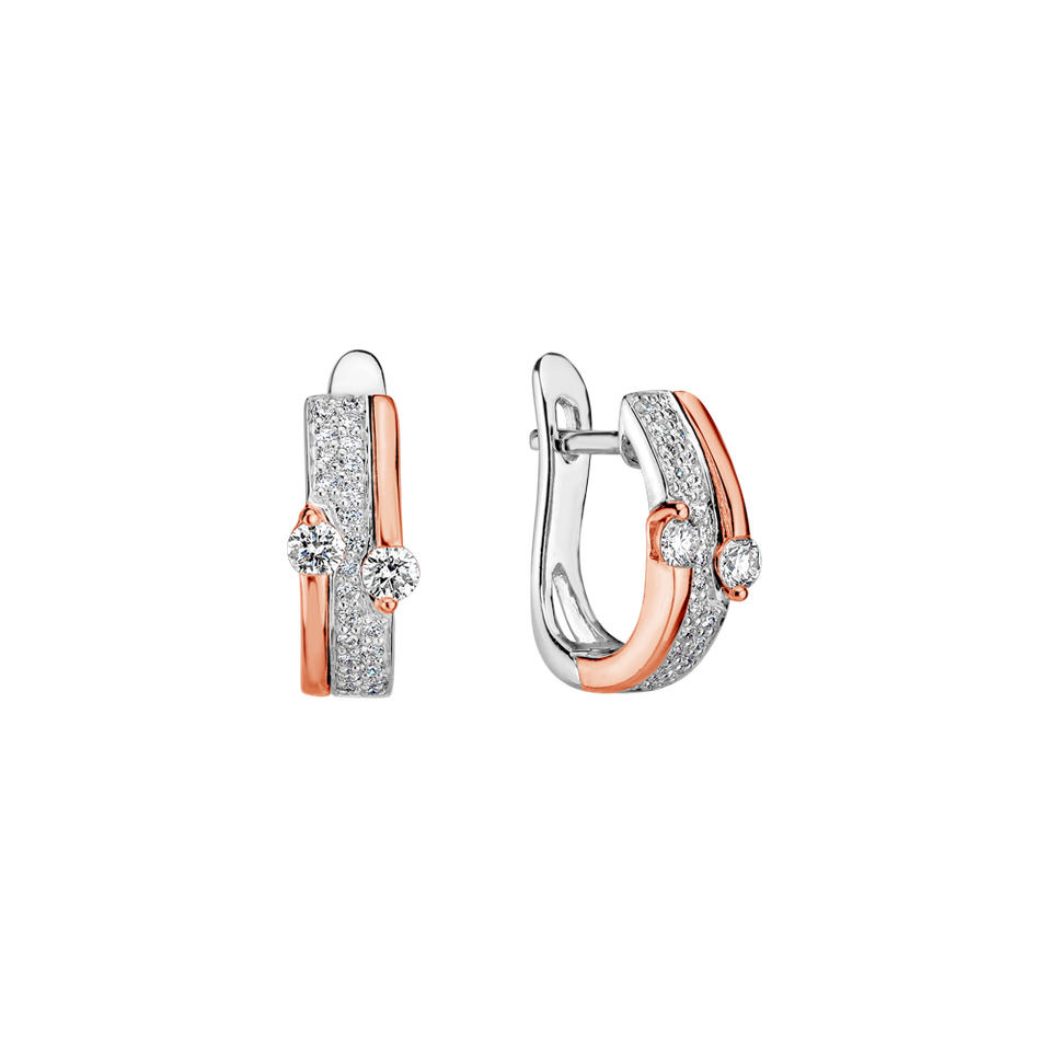 Náušnice s diamantmi Morning Dew