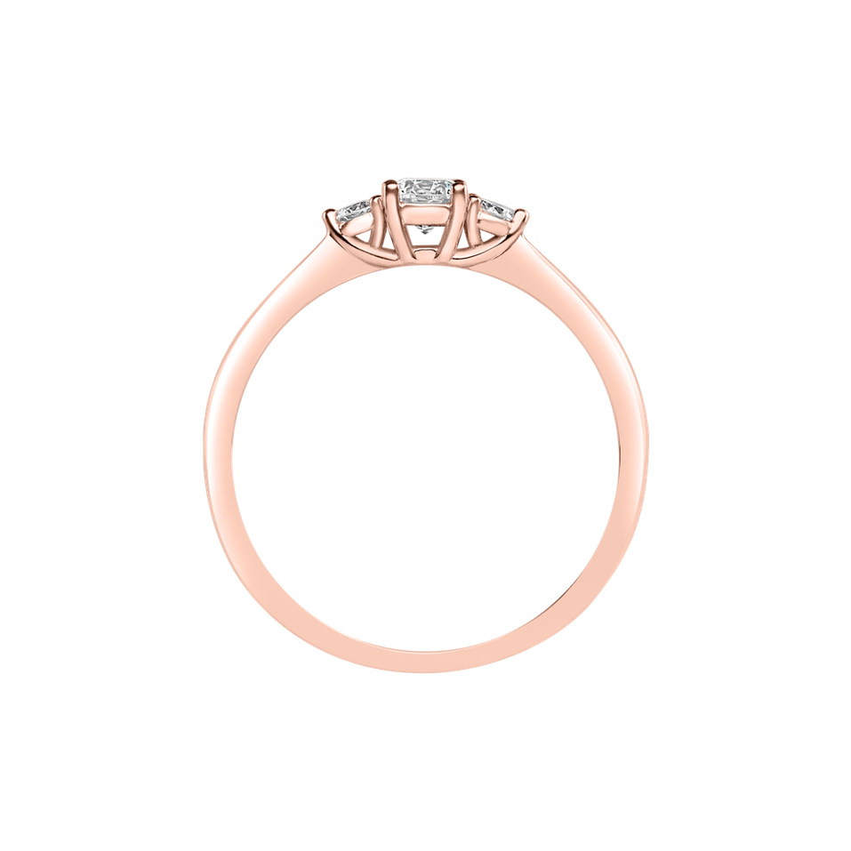 Prsteň s diamantmi Love Spark