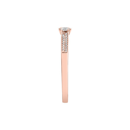 Prsteň s diamantmi Sparkling Romance