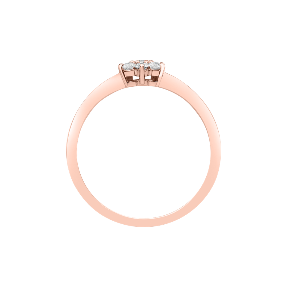 Prsteň s diamantmi Winter Star