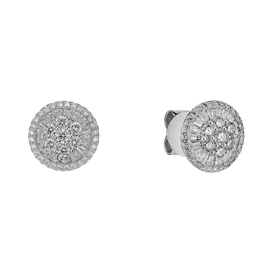 Náušnice s diamantmi Absinthe Drinker