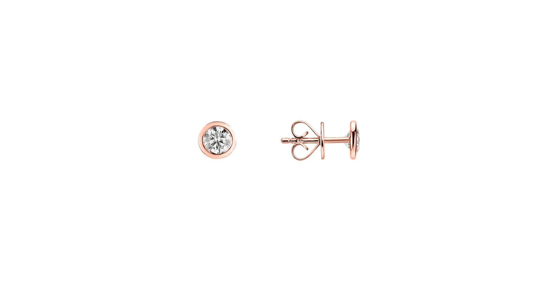 Náušnice s diamantom Shiny Dots