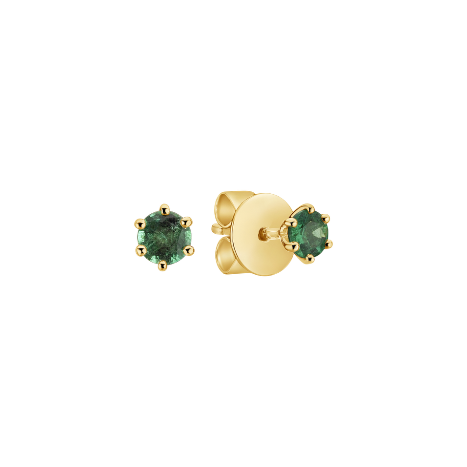 Náušnice so smaragdom Vesper Romance