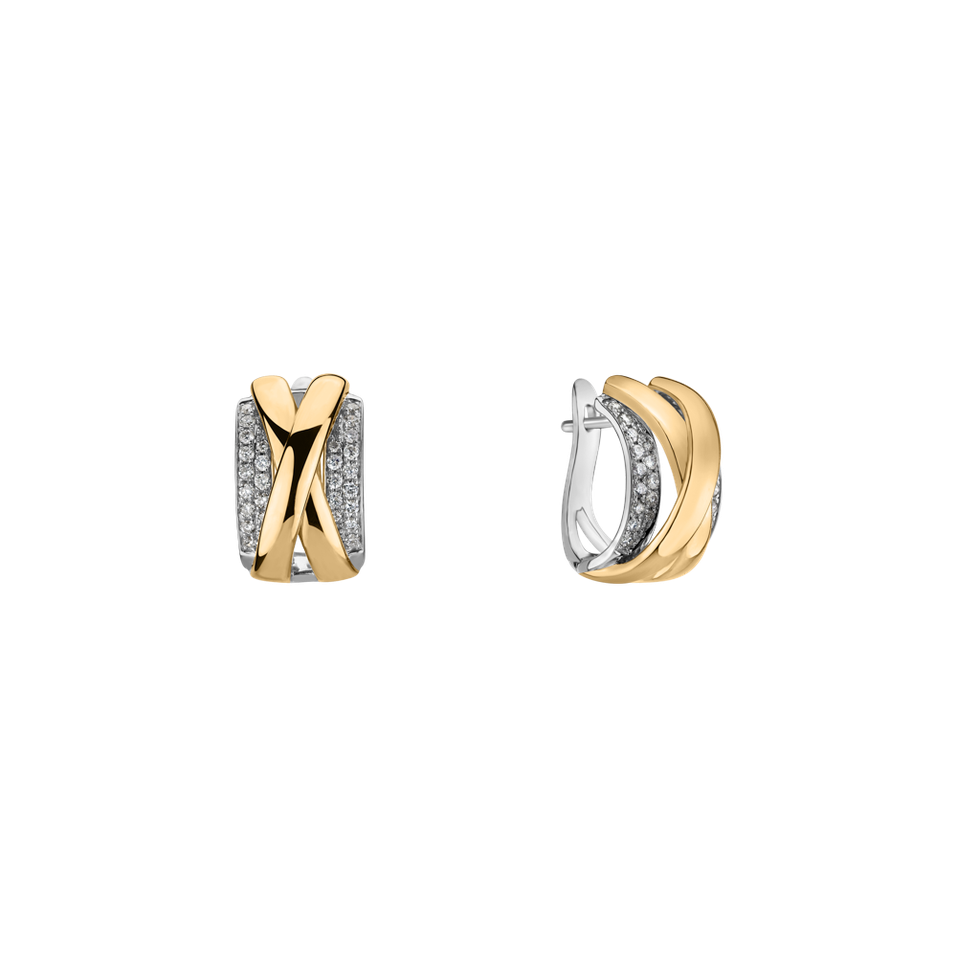 Náušnice s diamantmi Galaxy Signature