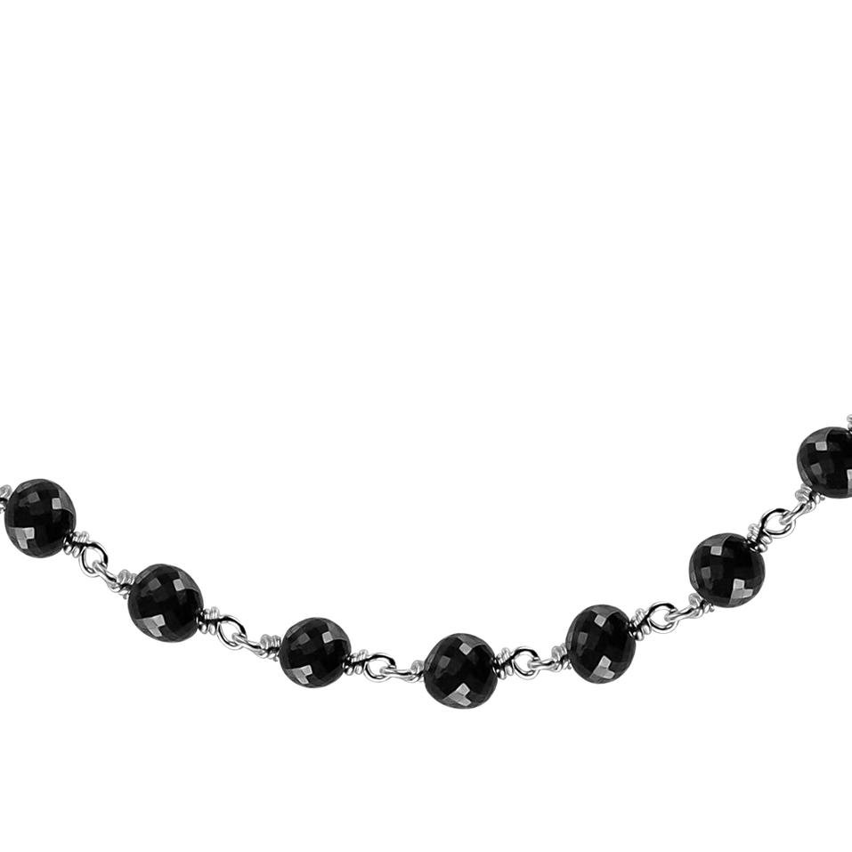 Náramok s čiernymi diamantmi Dark Melody