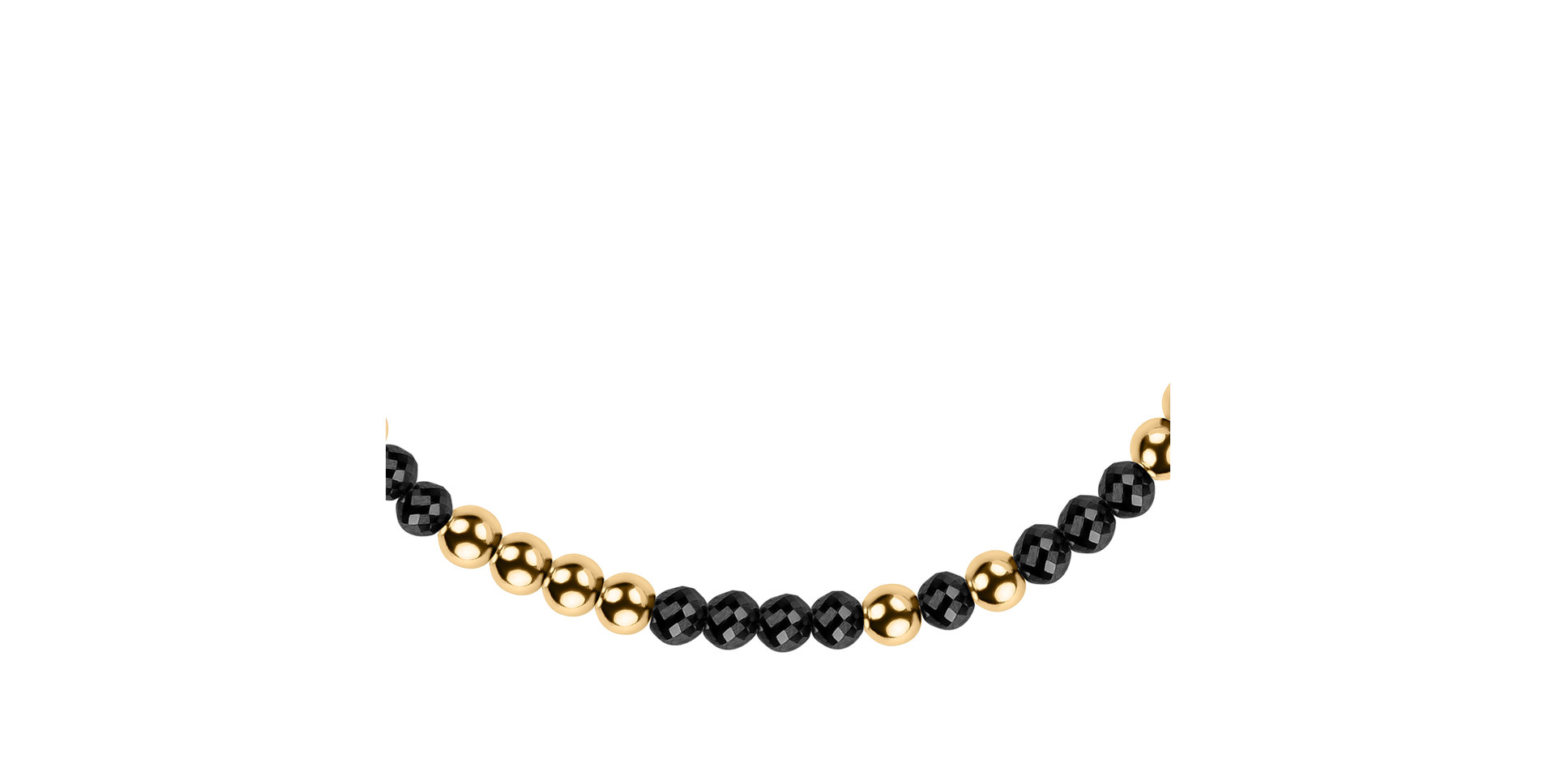 Náramok s čiernymi diamantmi Marbles Mood