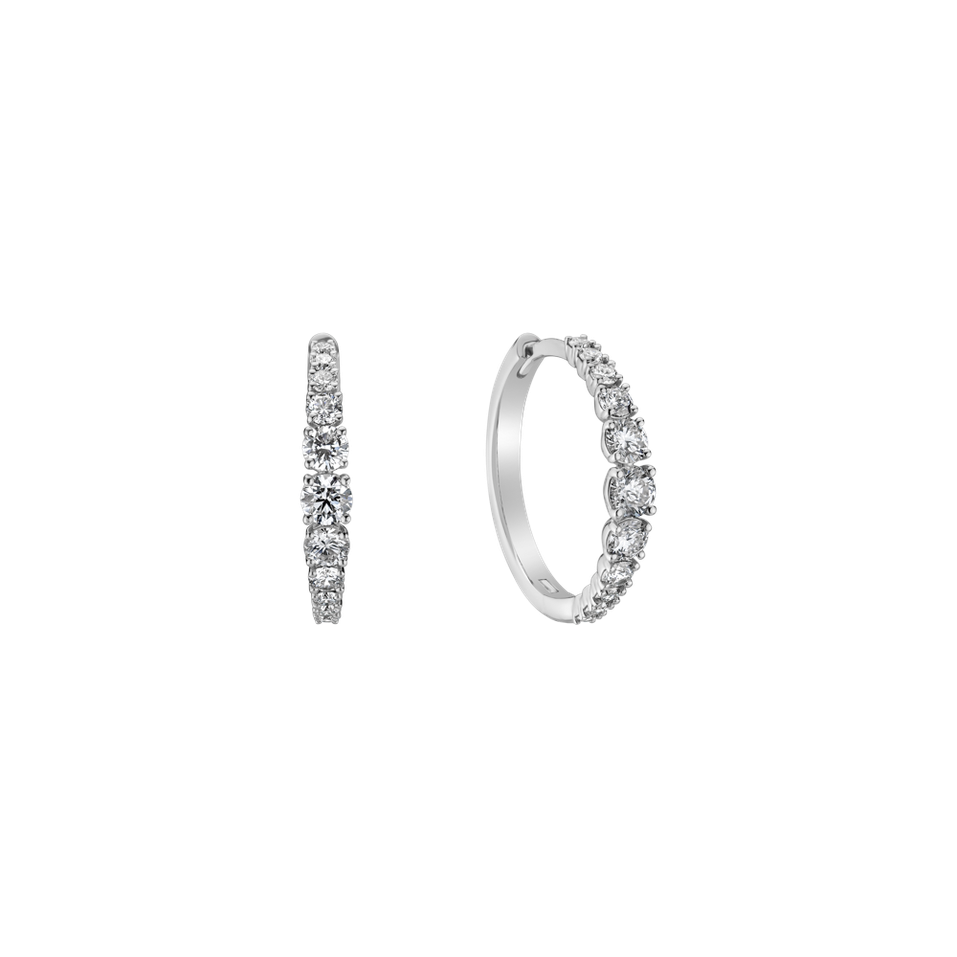 Náušnice s diamantmi Eudora