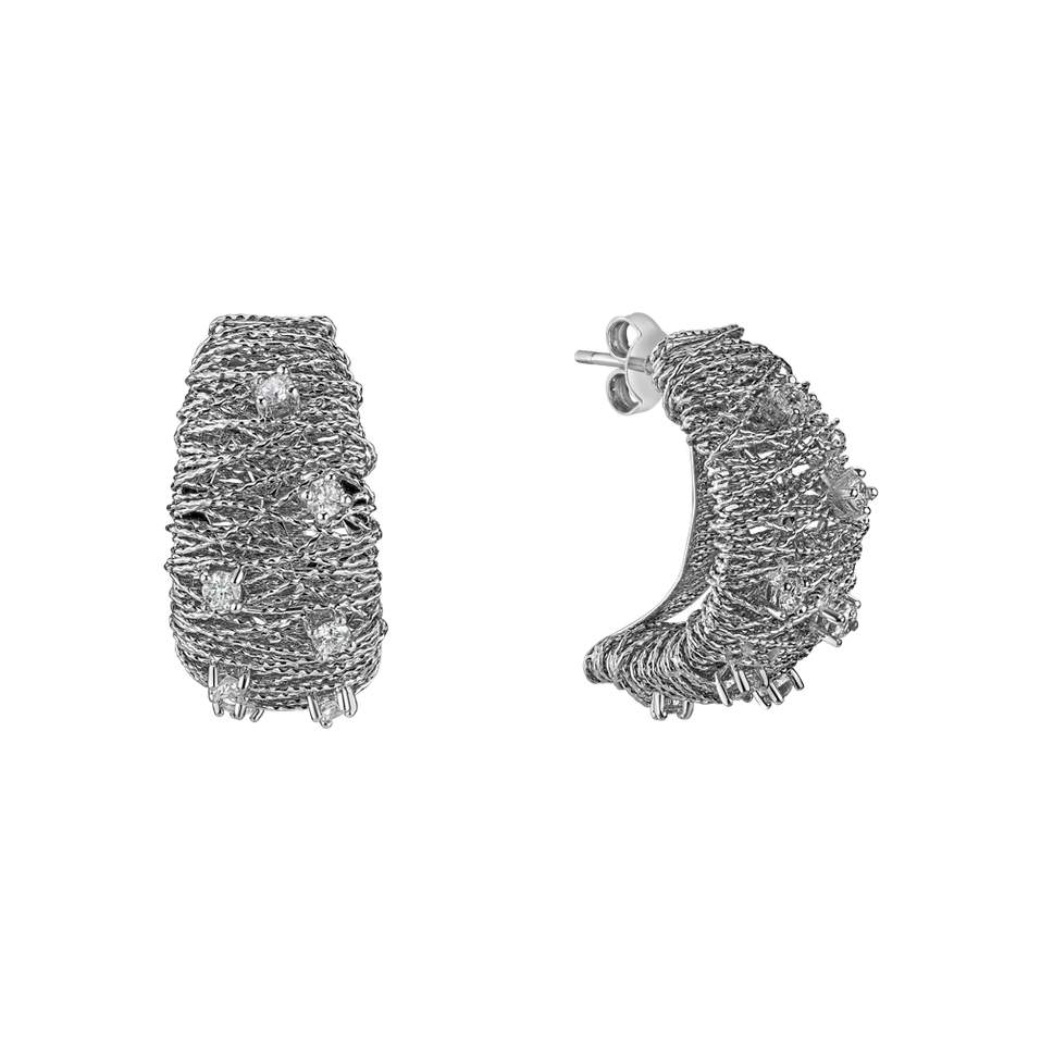 Náušnice s diamantmi Tarynne