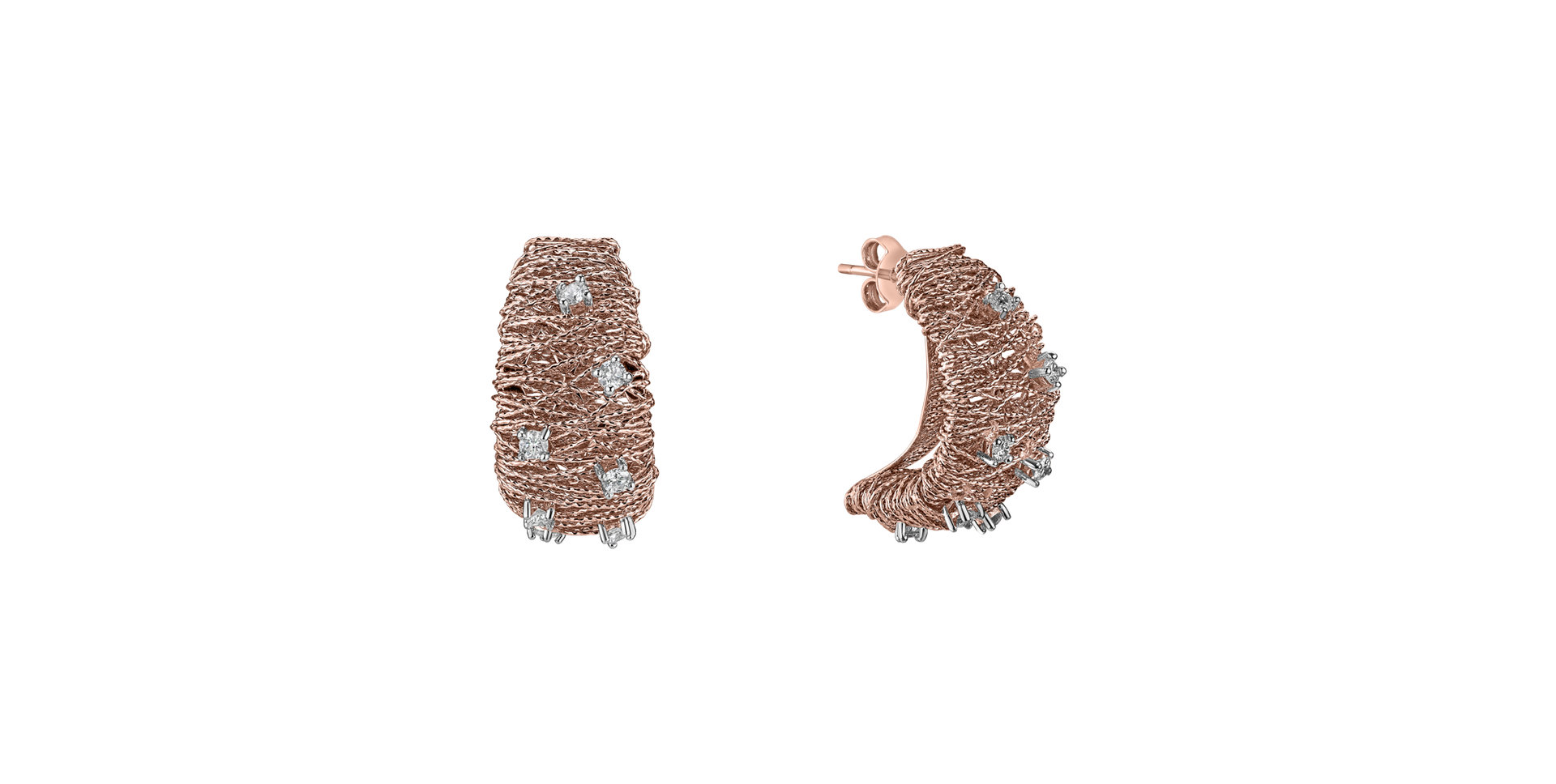 Náušnice s diamantmi Tarynne