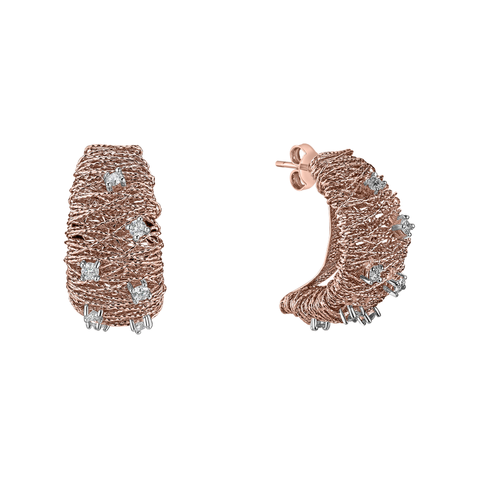 Náušnice s diamantmi Tarynne