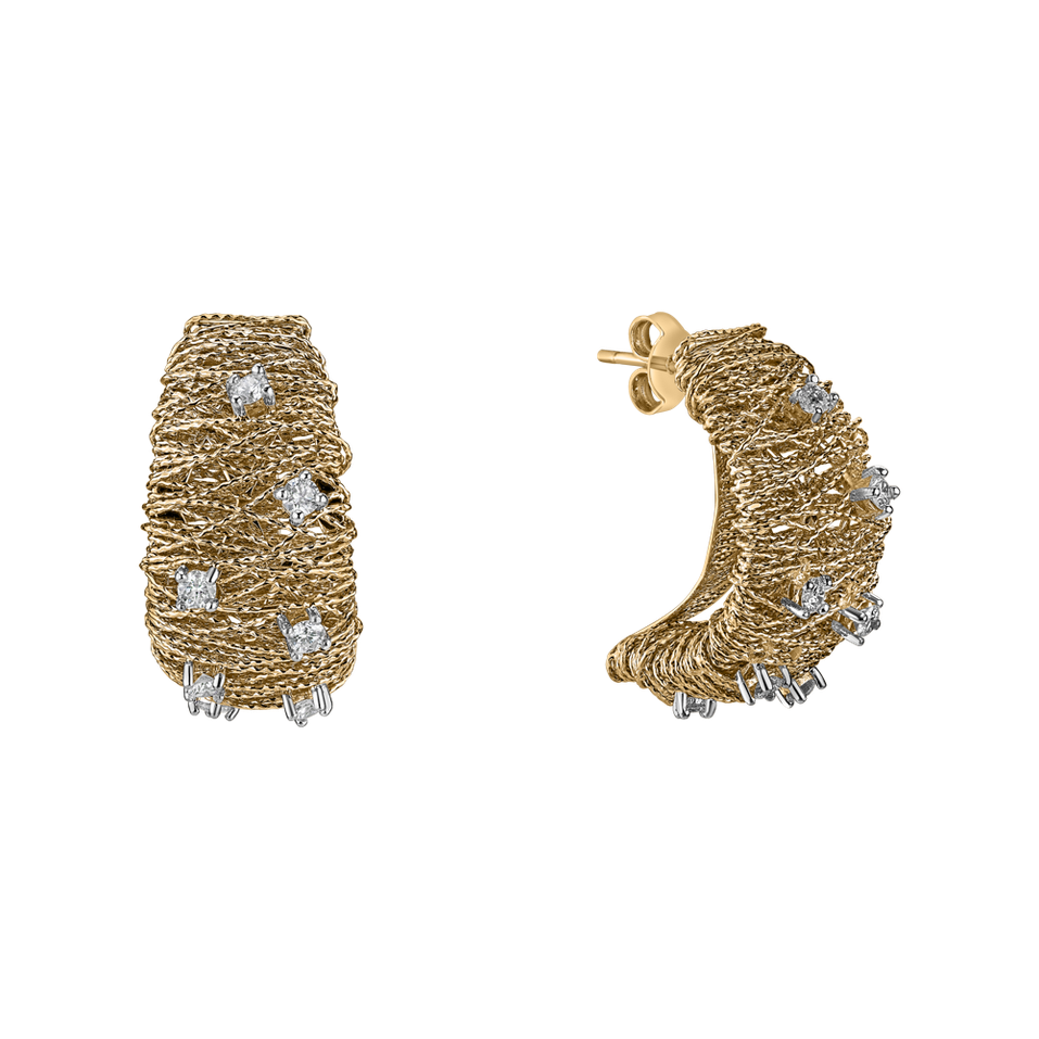 Náušnice s diamantmi Tarynne