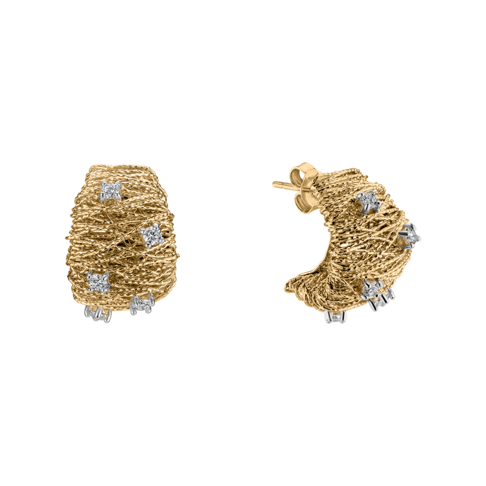 Náušnice s diamantmi Naela