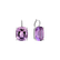 Náušnice s ametystom a diamantmi Apollo3