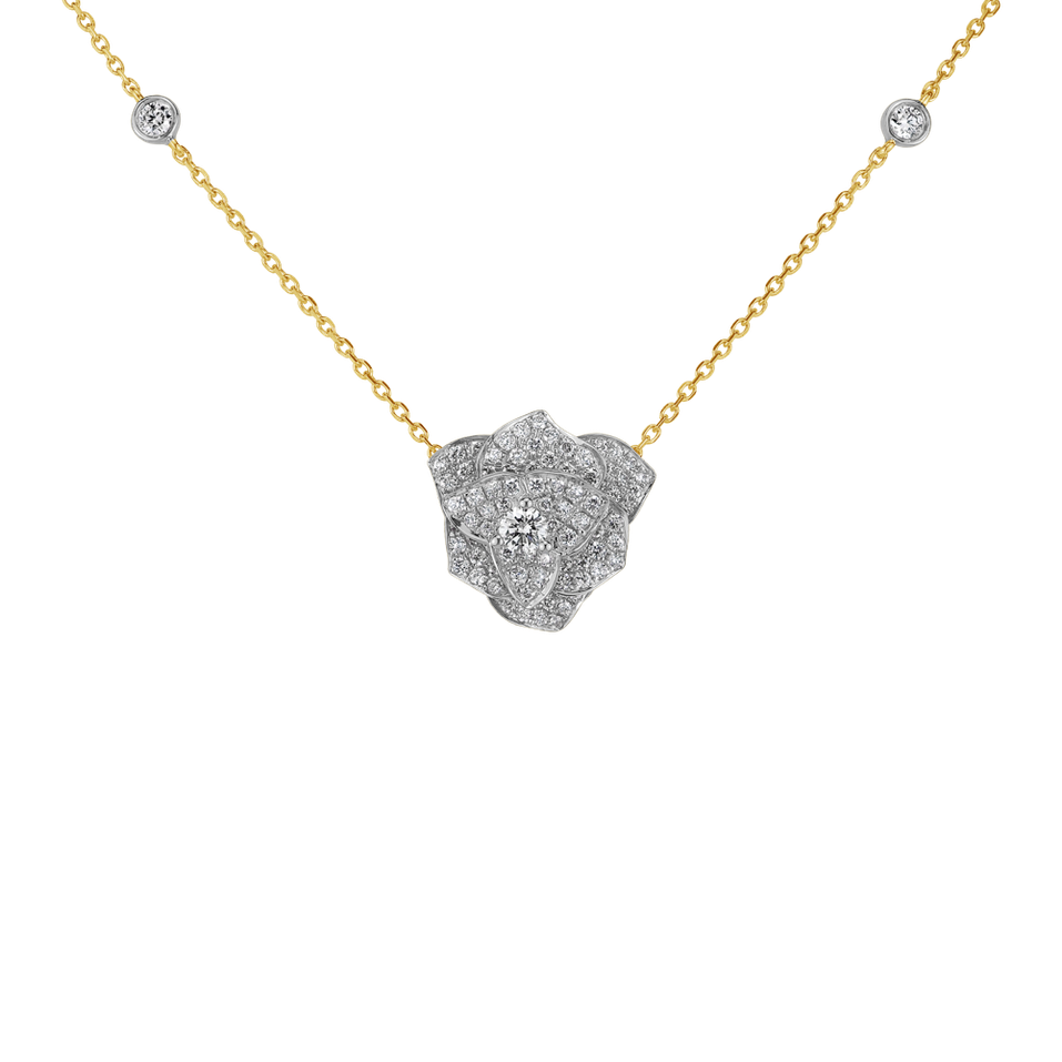 Náhrdelník s diamantmi Infinity Rose