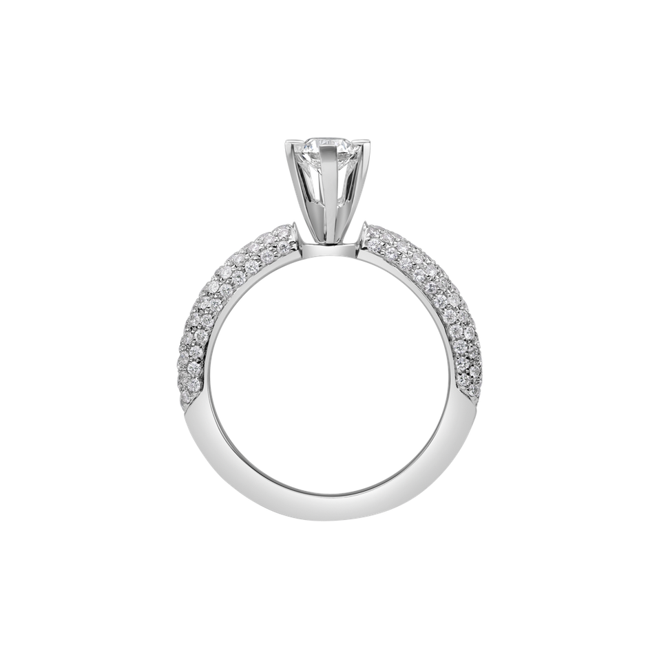 Prsteň s diamantmi Thorny Brilliant