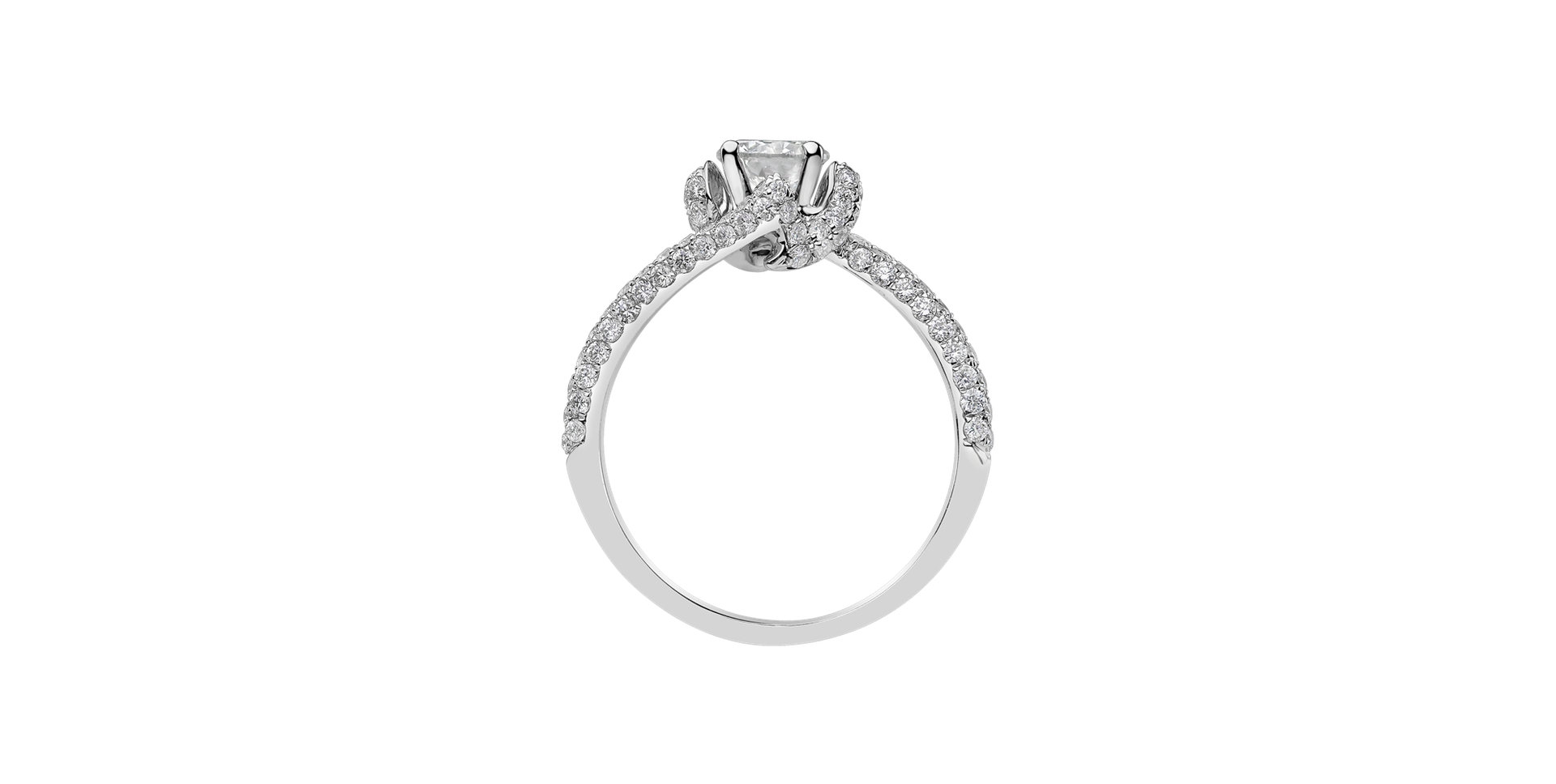 Prsteň s diamantmi Frozen Princess