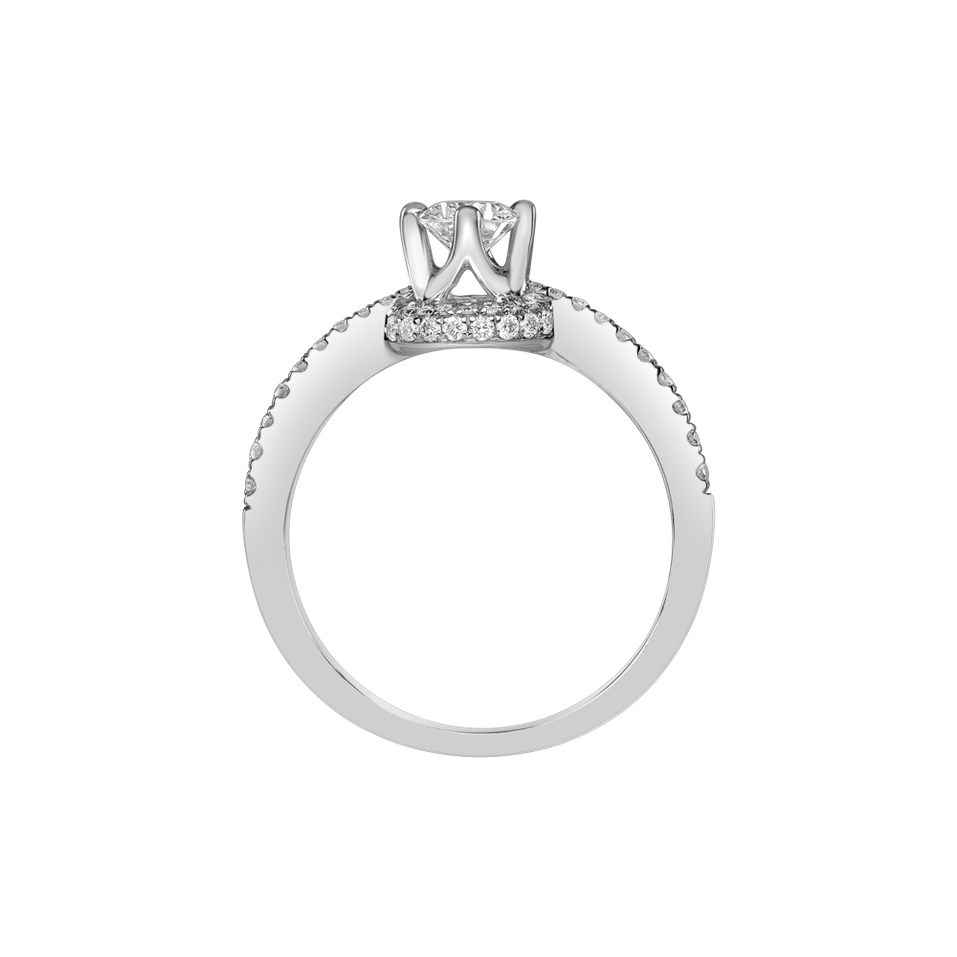 Prsteň s diamantmi Frost Queen