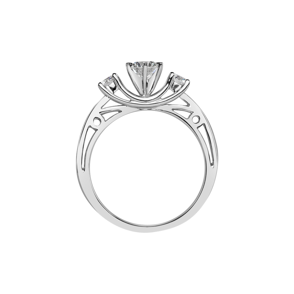 Prsteň s diamantmi Love Story