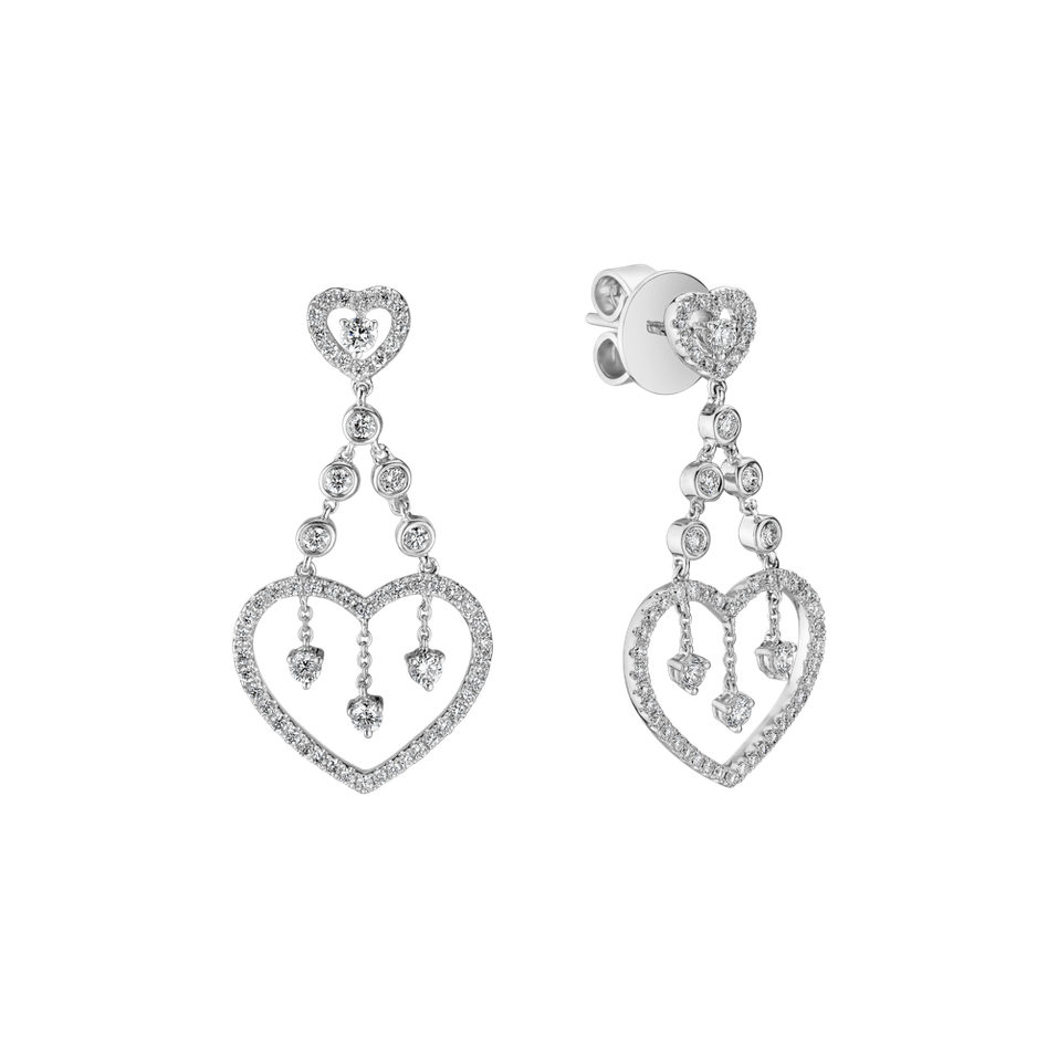Náušnice s diamantmi Grand Lovers