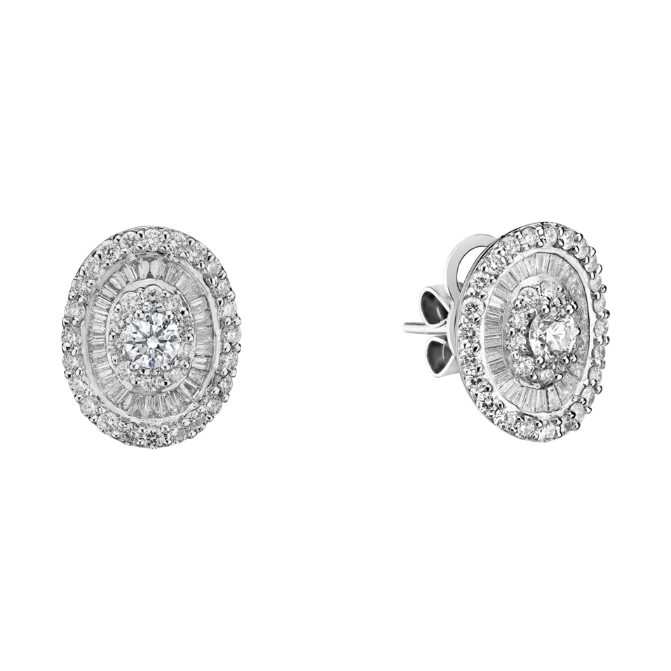 Náušnice s diamantmi Chandra