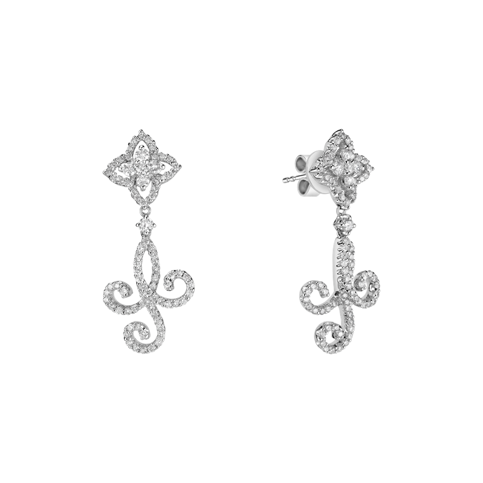 Náušnice s diamantmi Ardys