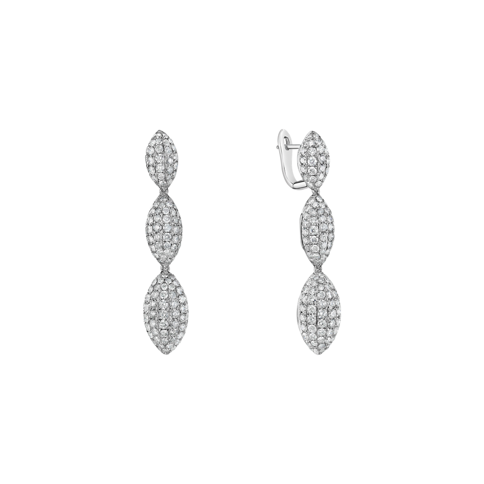 Náušnice s diamantmi Connah