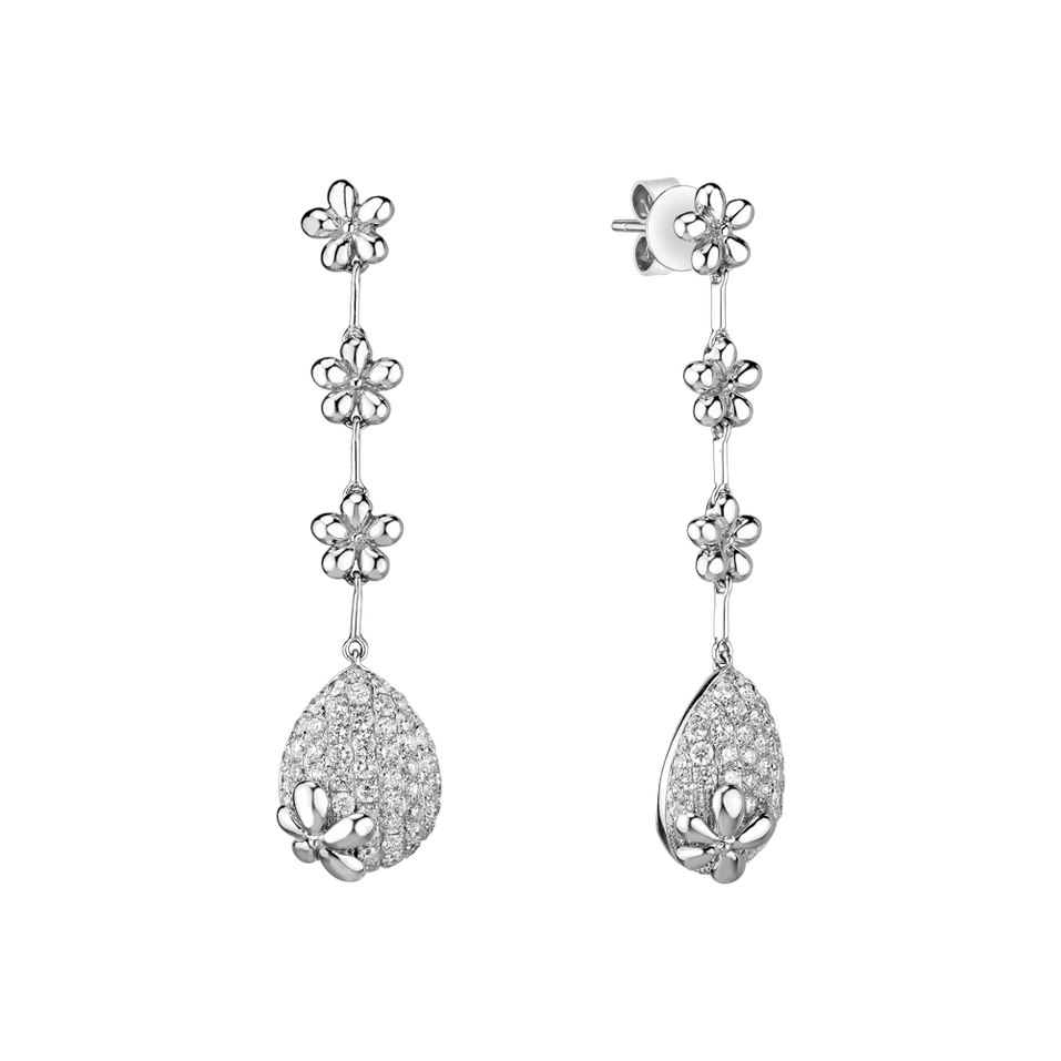 Náušnice s diamantmi Kiarra