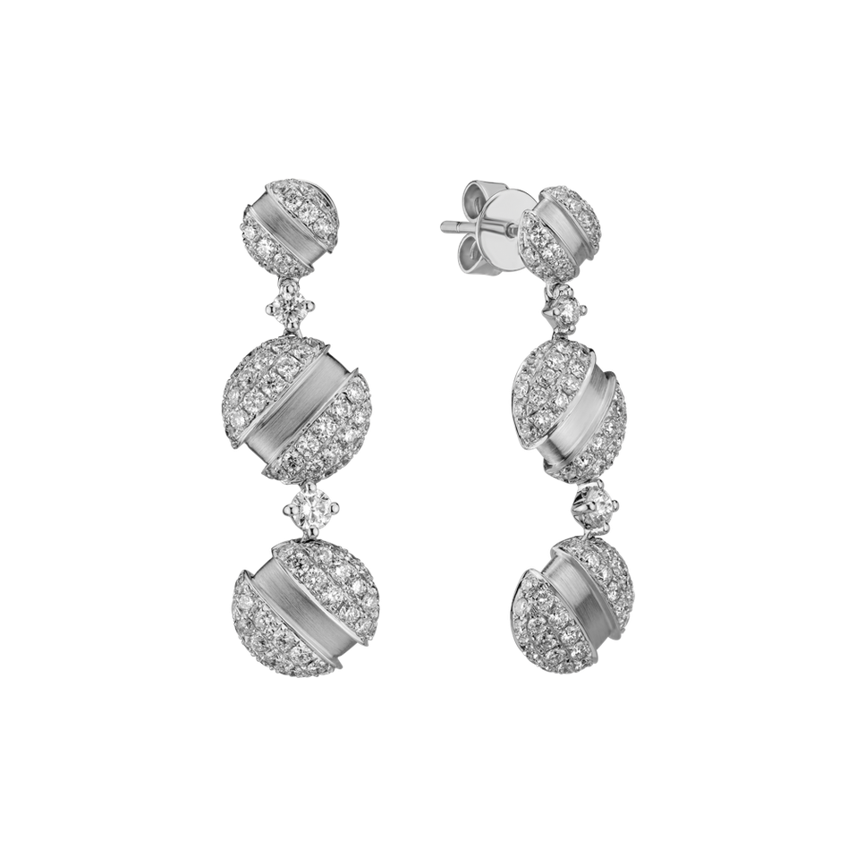 Náušnice s diamantmi Cailyn