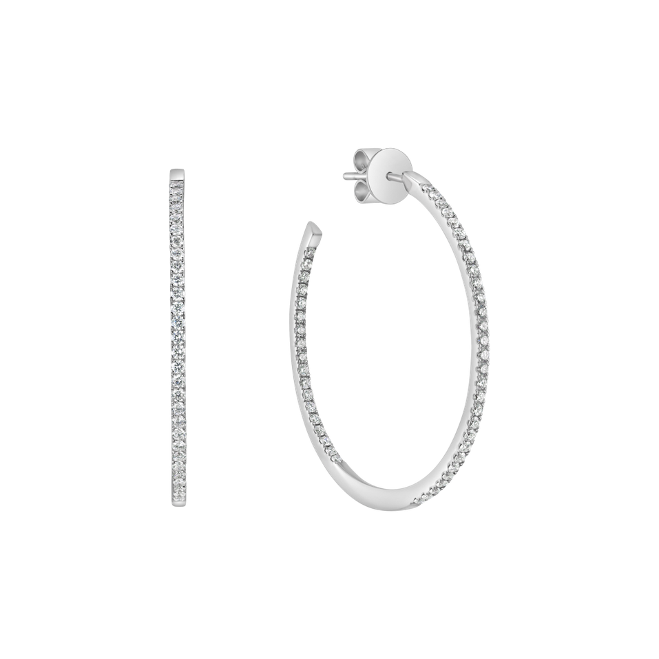 Náušnice s diamantmi Alemene