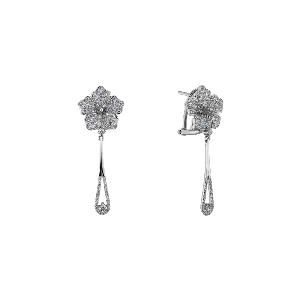 Náušnice s diamantmi Miss Flora