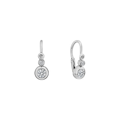 Detské náušnice s diamantmi Diamond Beauty