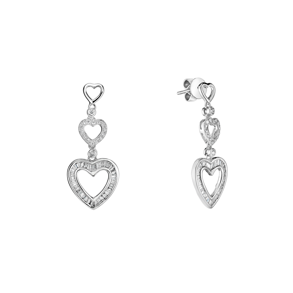 Náušnice s diamantmi Clarissant