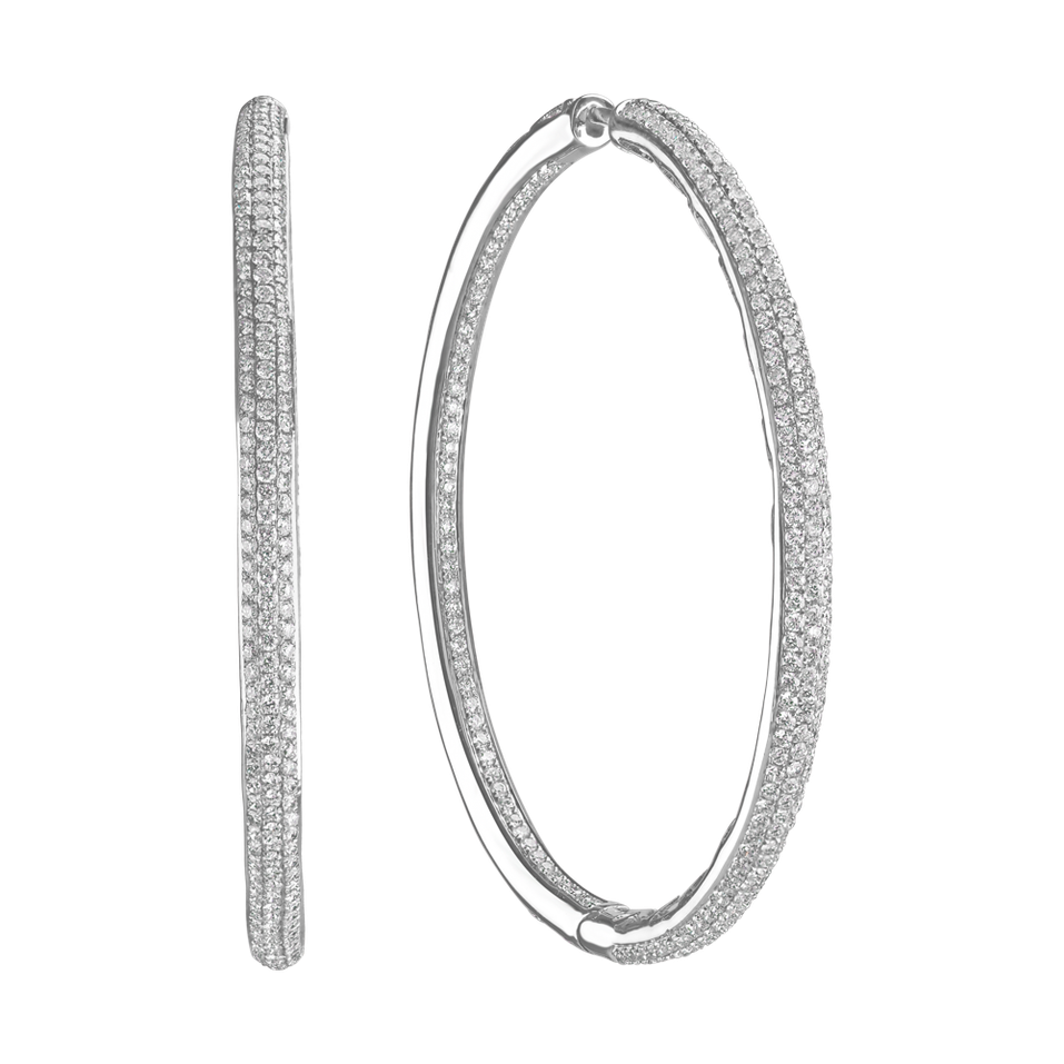 Náušnice s diamantmi Endless Charm