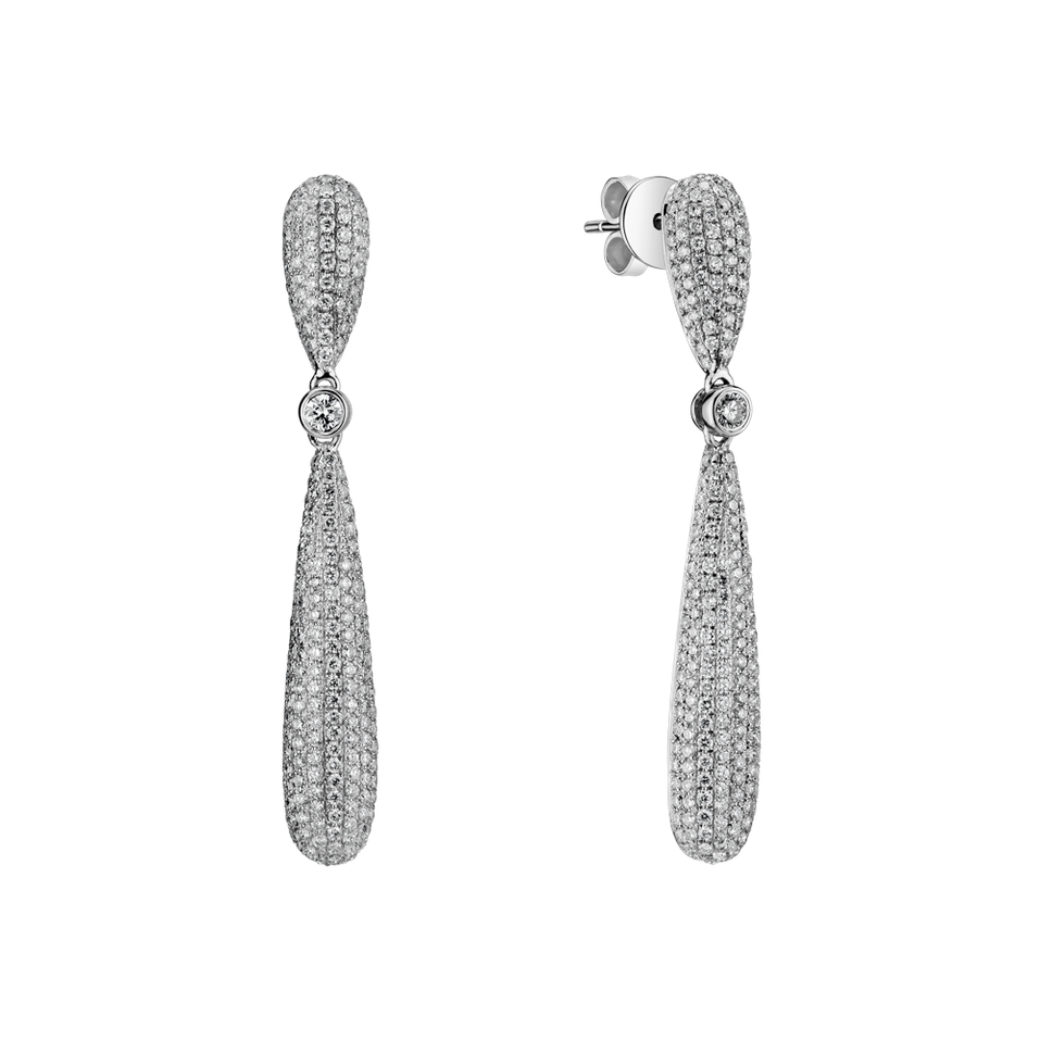 Náušnice s diamantmi Starry Sky