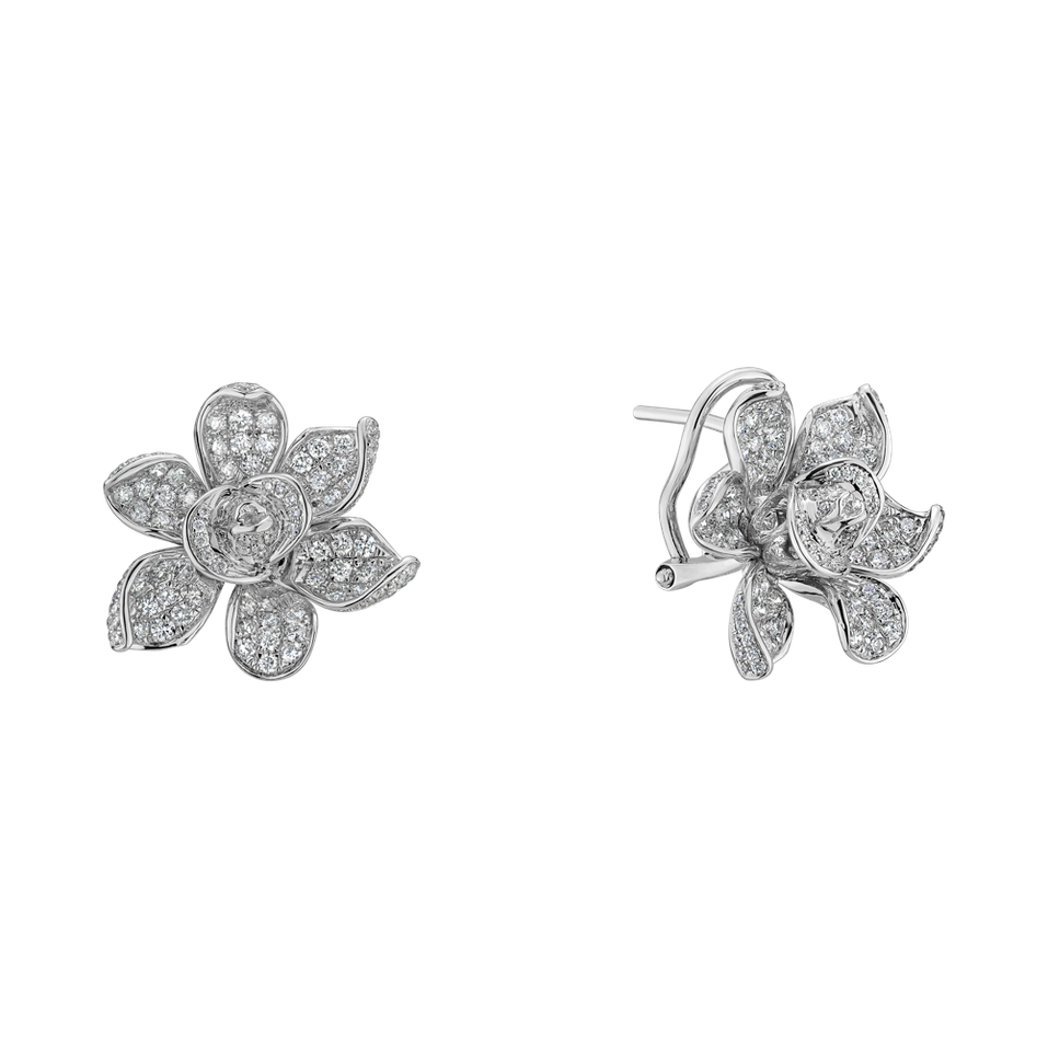 Náušnice s diamantmi Princess Miyuki