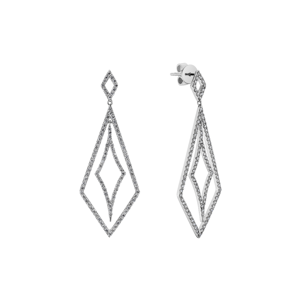 Náušnice s diamantmi Brilliant Radiance