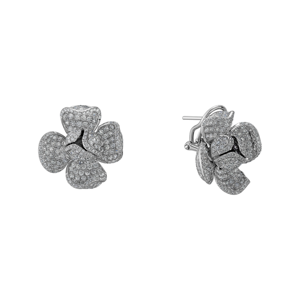 Náušnice s diamantmi Magic Cloud