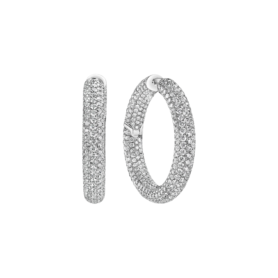 Náušnice s diamantmi Incandescent