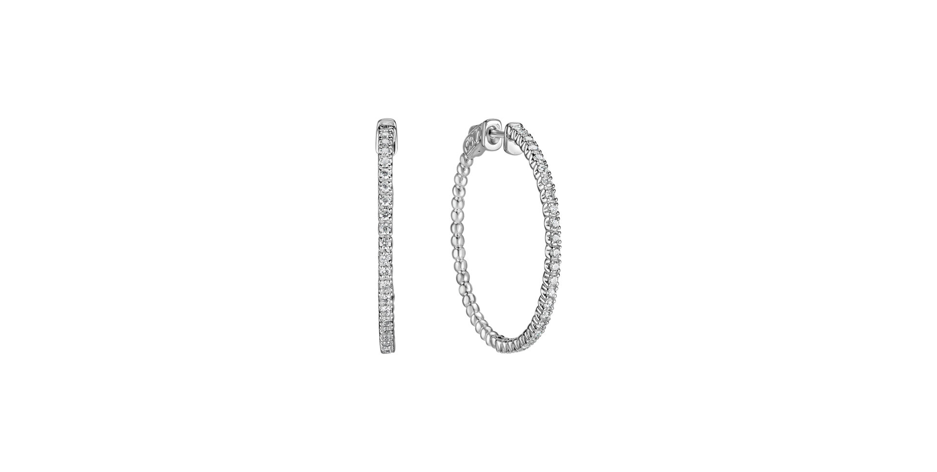 Náušnice s diamantmi Tenderness Circle