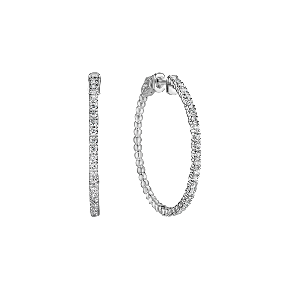 Náušnice s diamantmi Tenderness Circle