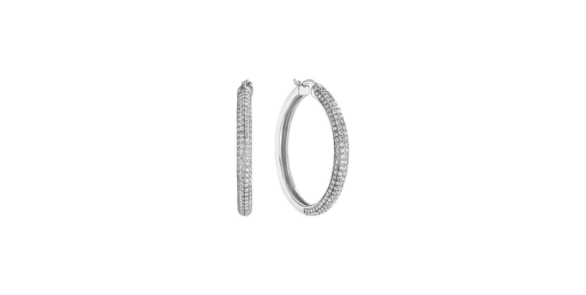 Náušnice s diamantmi Luxury Symphony