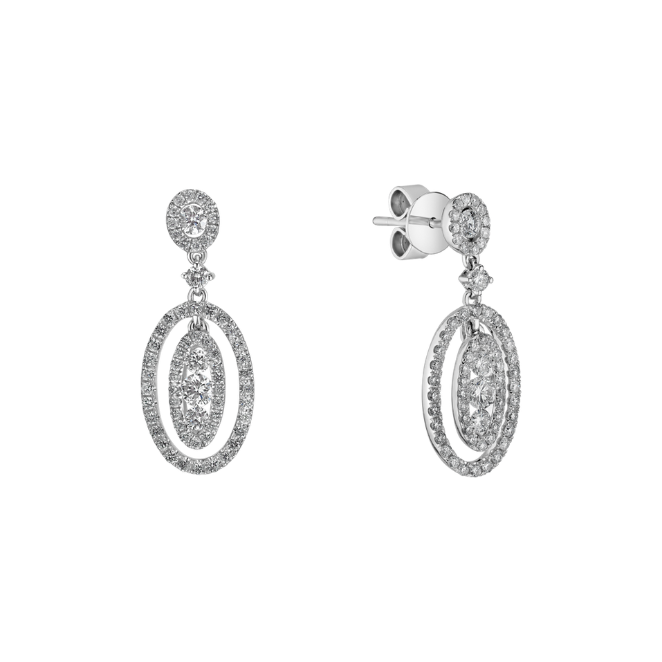 Náušnice s diamantmi Miracle