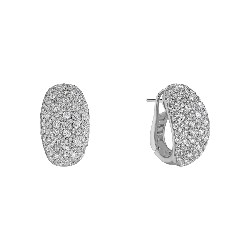 Náušnice s diamantmi Sura