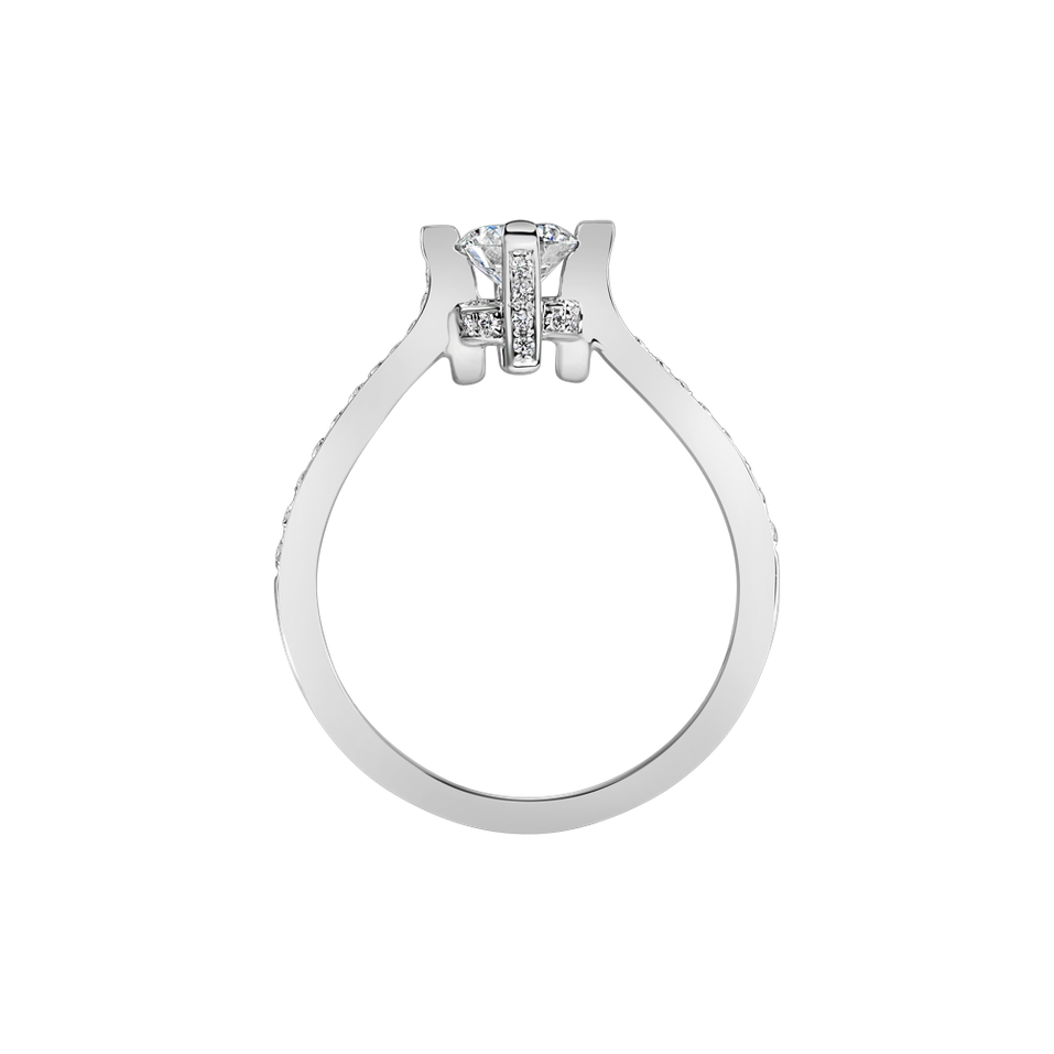 Prsteň s diamantmi Cherilyn