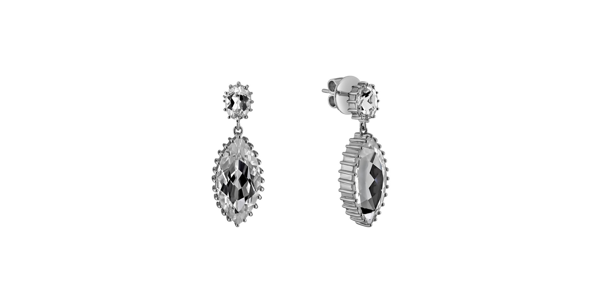 Náušnice s topásmi Overnight Express