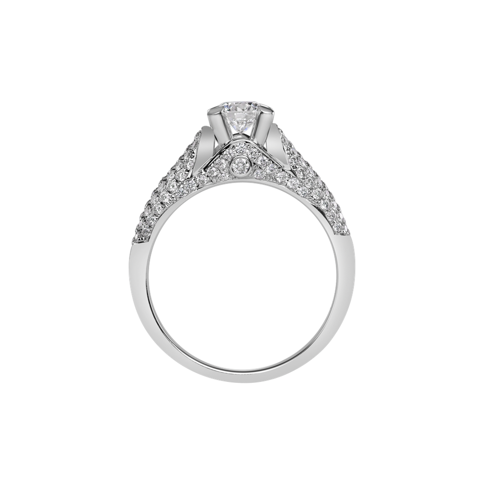 Prsteň s diamantmi Flamengo