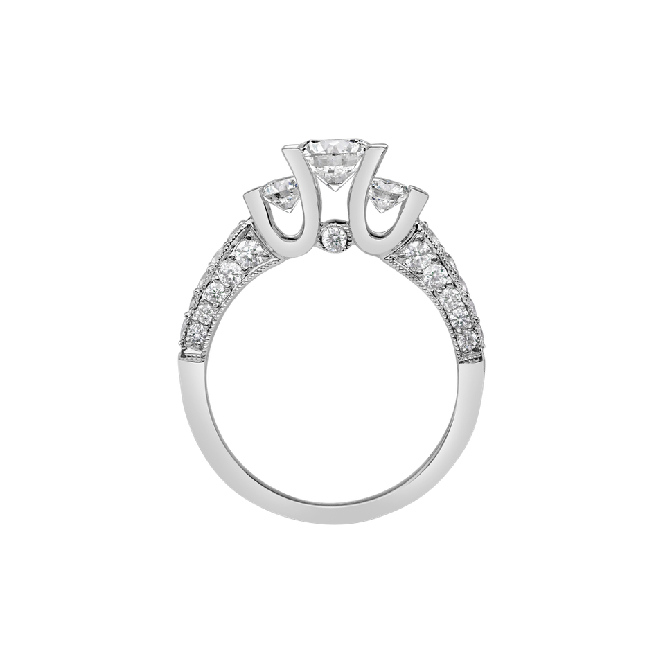 Prsteň s diamantmi Julia